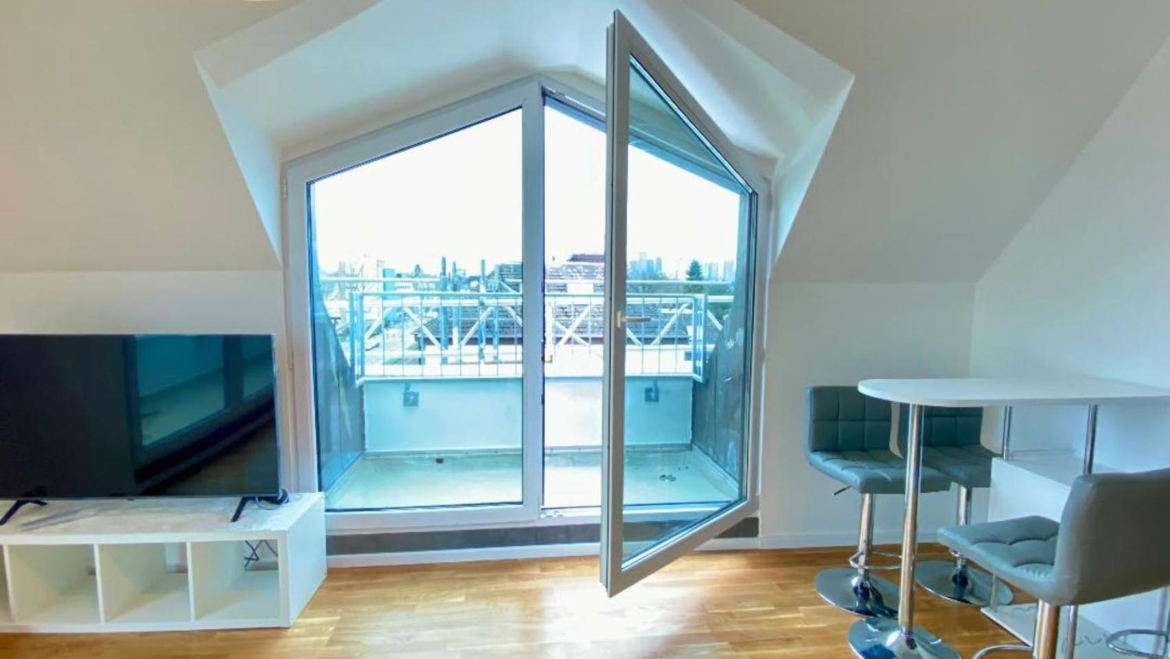 Schoenes Erwachen Im Frankfurter Penthouse Frankfurt am Main Exterior foto